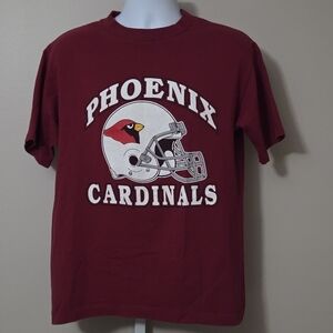 Vintage Trench Phoenix Cardinals NFL T-Shirt Single Stitch Men's Large
